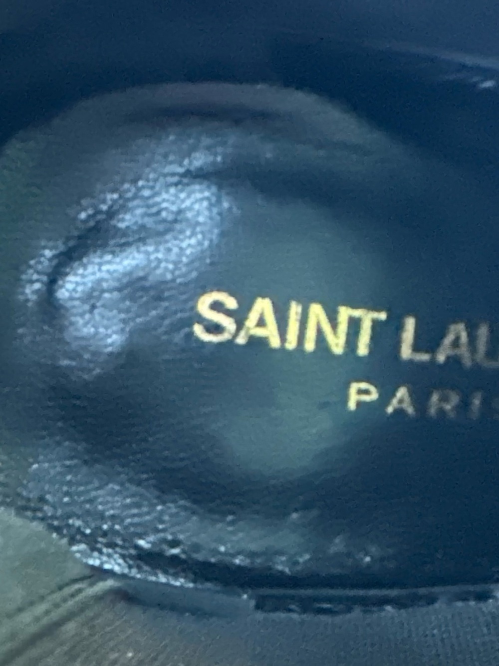 YSL Yves Saint Laurent grey Paris Chelsea Booties leather - Picture 5 of 9